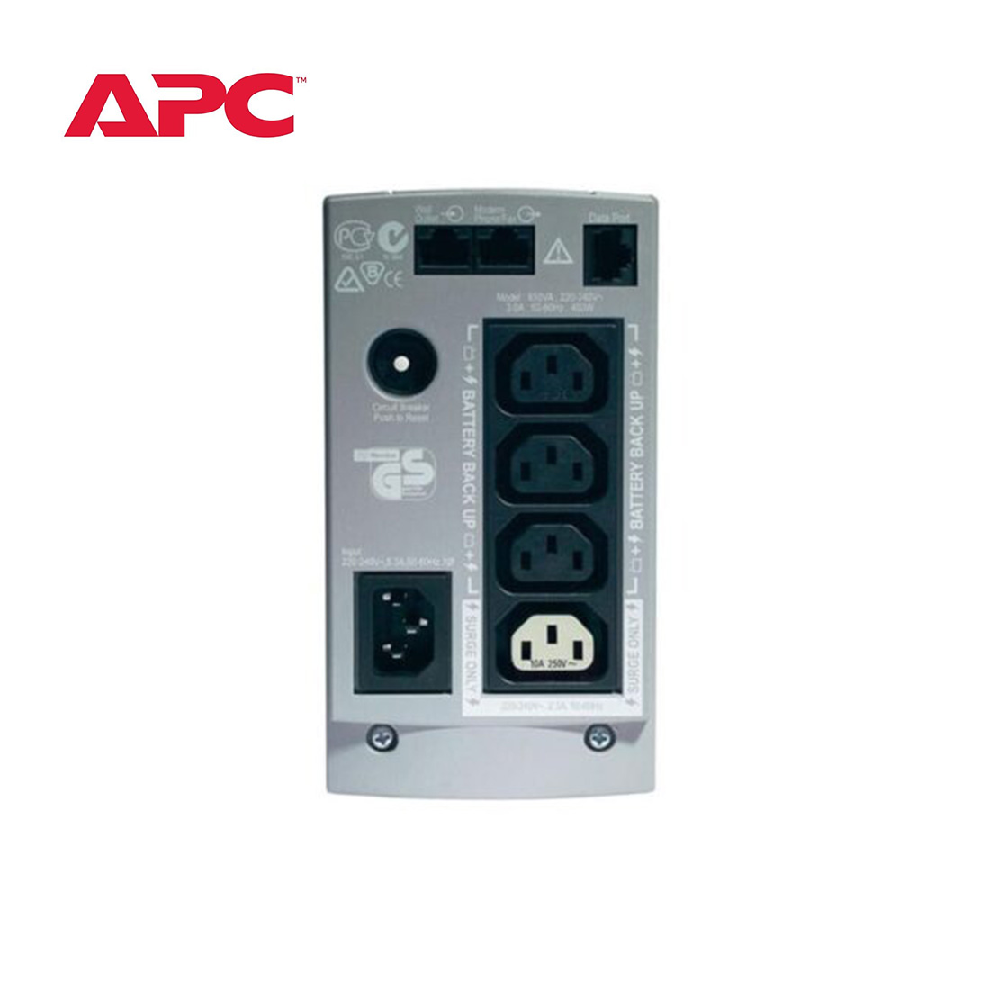 เครื่องสำรองไฟ BACK UPS 650VA 4 OUTLETS
